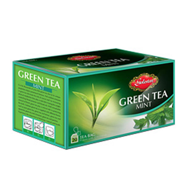 حقيبة شاي الخضراء غولستان والنعناع