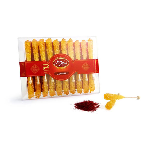 SAHARKHIZ Saffron Rock Candy (20 Sticks)