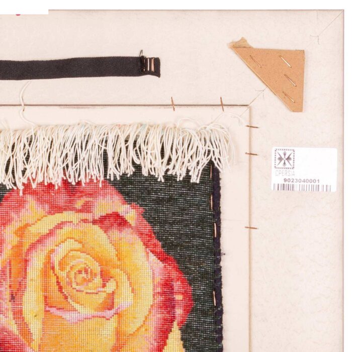 Handmade Pictorial Carpet, rose branch model, code 902304
