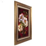 Handmade Pictorial Carpet, orchid bouquet model, code 902012