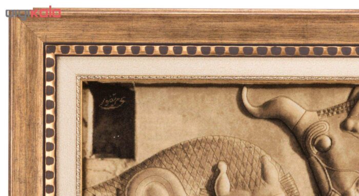 Handmade Pictorial Carpet, Persepolis design, code 901652