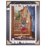 Handmade Pictorial Carpet, landscape model, Masouleh, code 902068