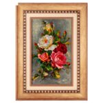 Handmade Pictorial Carpet, bouquet design, code 901885