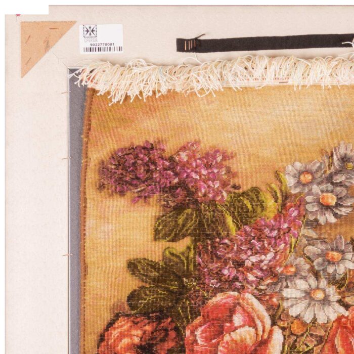 Handmade Pictorial Carpet, flower model in vase, code 902277