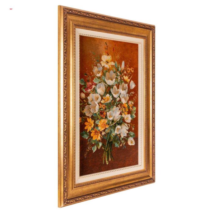 Handmade Pictorial Carpet, bouquet model, code 902275