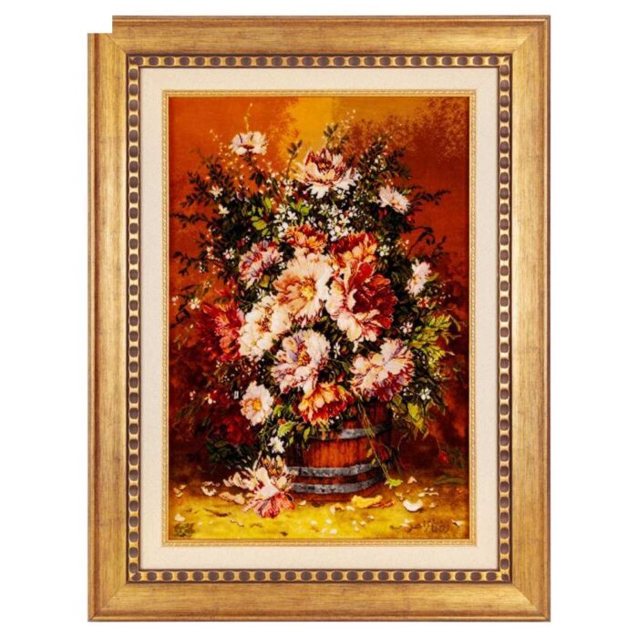 C Persia handmade carpet in flower design in vase code 901899
