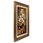 Handmade Pictorial Carpet, flower model in vase, code 902346