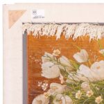 Handmade Pictorial Carpet, tulip flowers model in basket code 902287