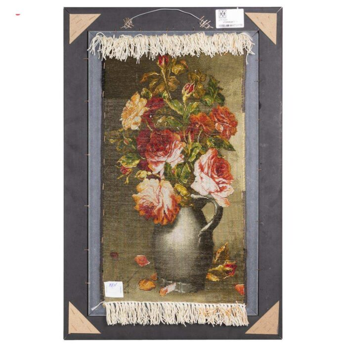 Handmade Pictorial Carpet, flower model in pitcher, code 902052