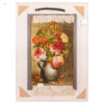 Handmade Pictorial Carpet, flower model in pitcher, code 902307