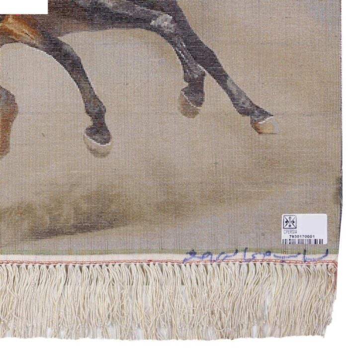 Handmade Carpets Carp C Si Persia Model Horse Herd Code 793017