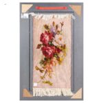 Handmade Pictorial Carpet, rose and grape flower design, code 901917