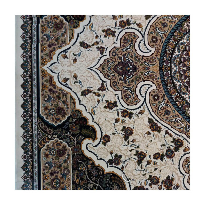 Negin Mashhad 1200 Reeds Embossed Carpet ,code 1209-2