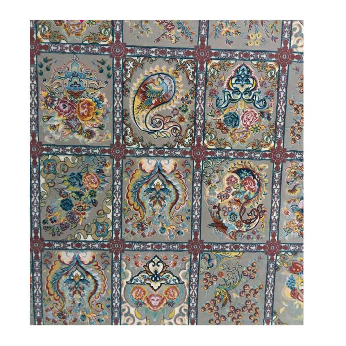Negin Mashhad 1200 Reeds Embossed Carpet ,code 1212-3