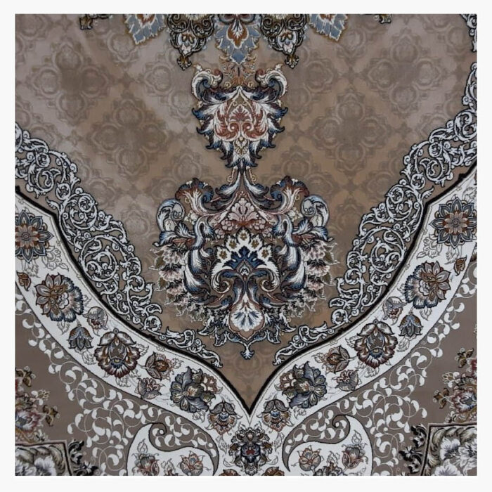 Negin Mashhad 1200 Reeds Embossed Carpet ,code 1216-2