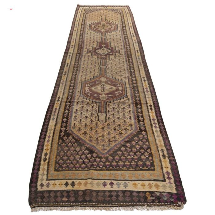 Old handmade kilim length four meters C Persia code 187443