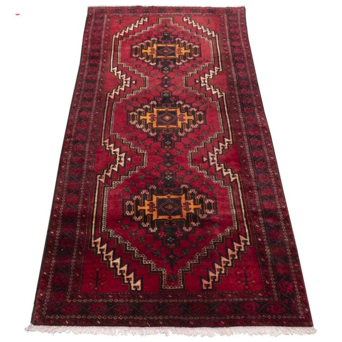 Handmade side carpet length two and a half meters C Persia Code 141148