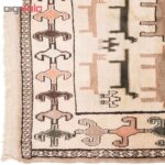 Old handmade carpet three and a half meters C Persia Code 171140