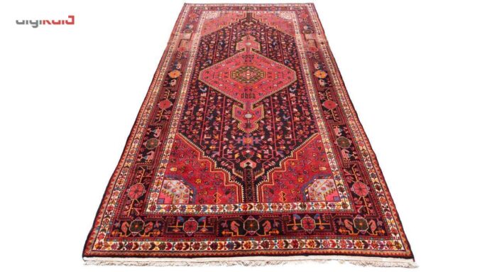 Old five-meter hand-woven carpet of Persia, code 102215