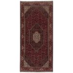 Handmade side carpet two meters long, Persia, code 187017