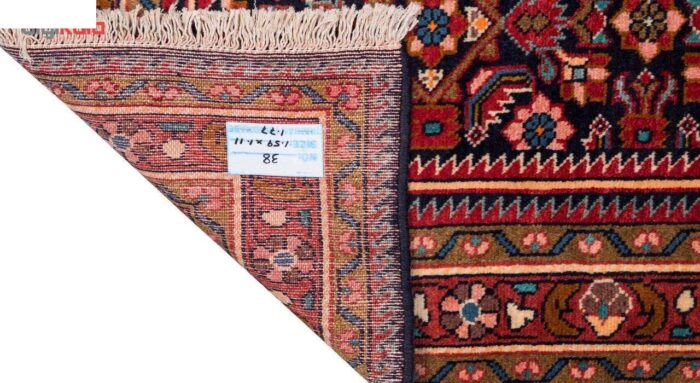 Old hand-woven carpet of one and a half thirty Persia, code 102223
