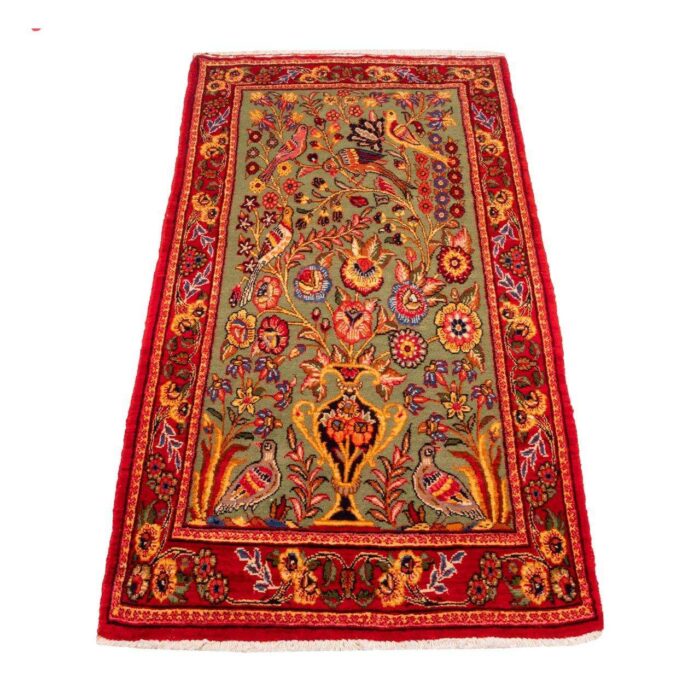 Handmade carpet along the length of one and a half meters C Persia Code 185151