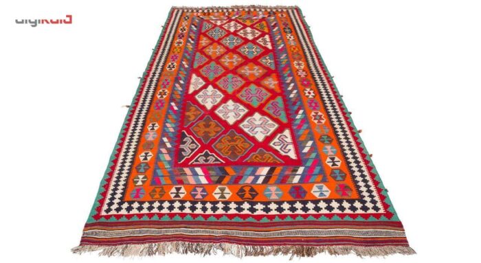 Old handmade kilim four meters C Persia Code 102239