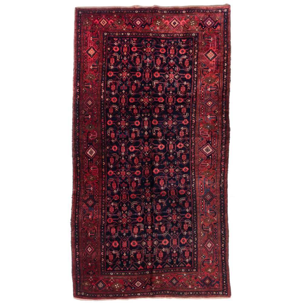 Old hand-woven carpet five meters C Persia Code 102230