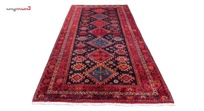 Old hand-woven carpet three meters C Persia Code 102191