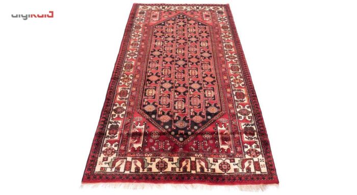 Old hand-woven carpet four meters C Persia Code 102187