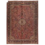 Old handmade carpet thirteen meters C Persia Code 187359