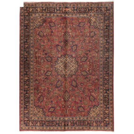 Old handmade carpet thirteen meters C Persia Code 187359