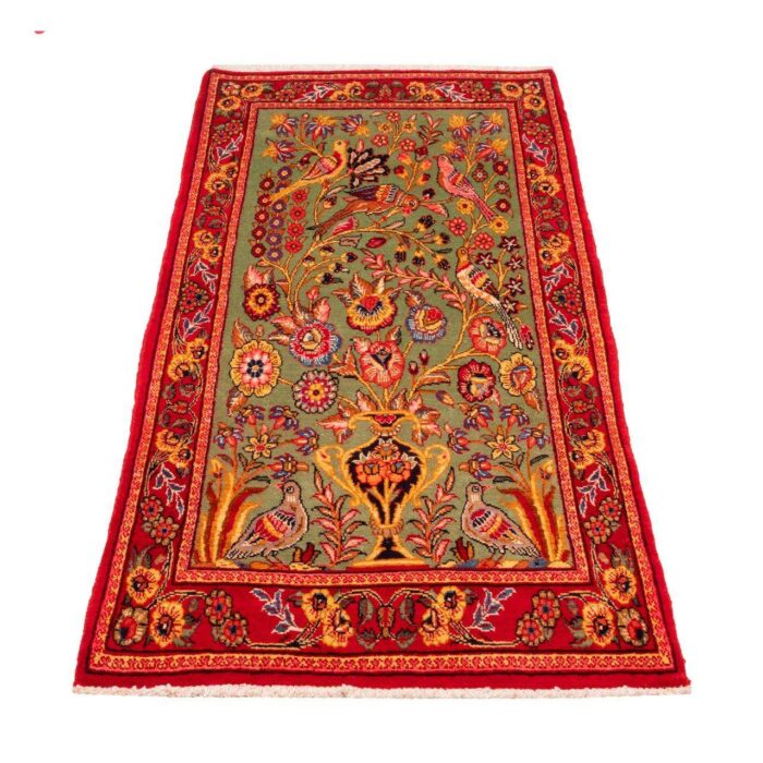 Handmade side carpet length of one and a half meters C Persia Code 185150
