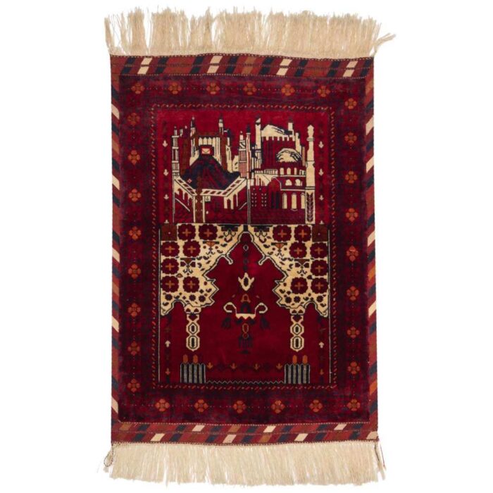 One meter handmade carpet of Persia, code 166242