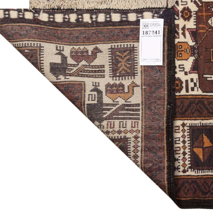 Handmade side carpet 2 meters long Persia Code 187241