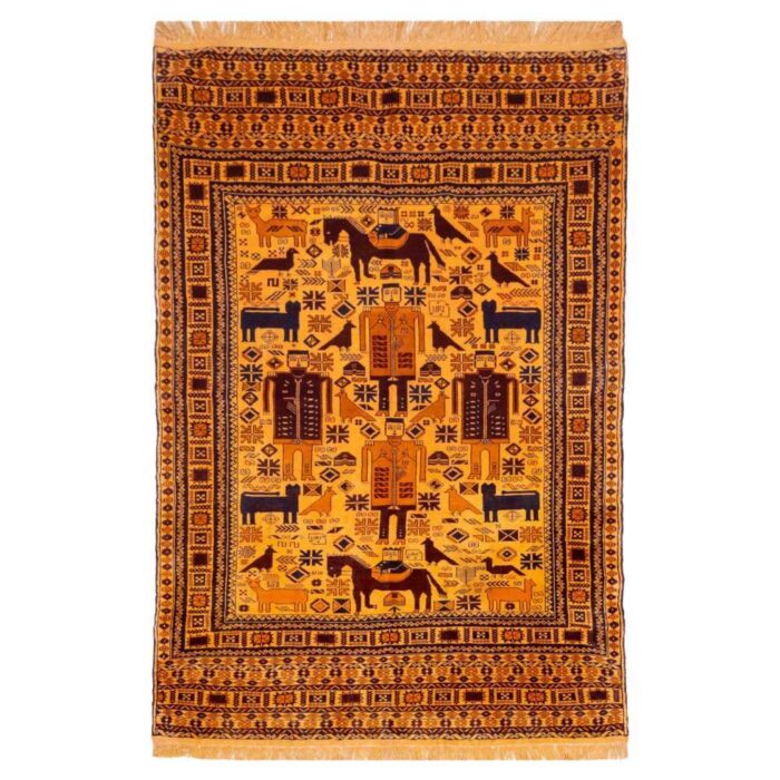 Two and a half meter handmade carpet by Persia, code 185173