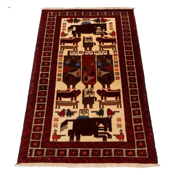 Old handmade carpet of half and thirty Persia code 179295