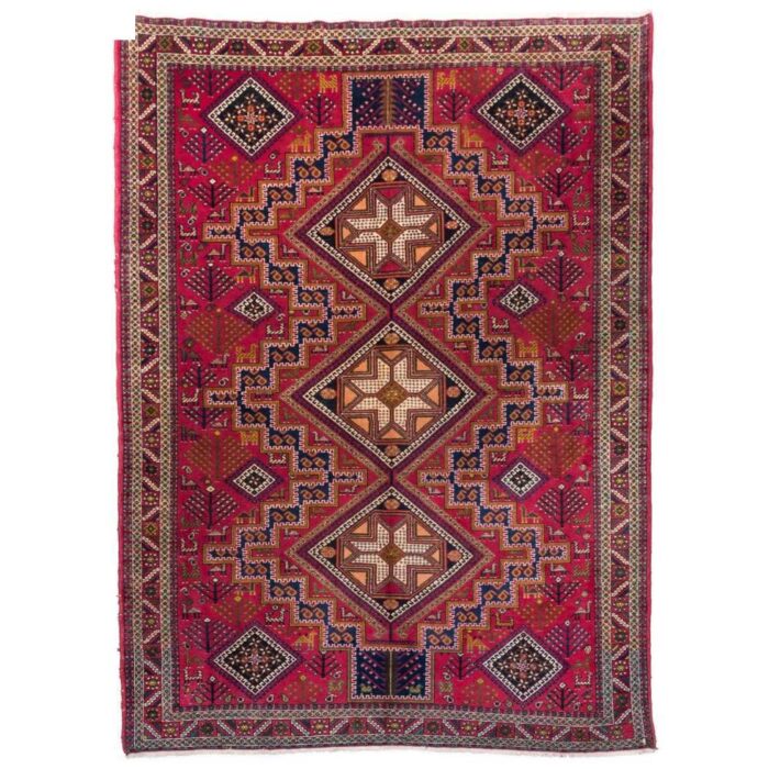 Old hand-woven carpet four meters C Persia Code 102190