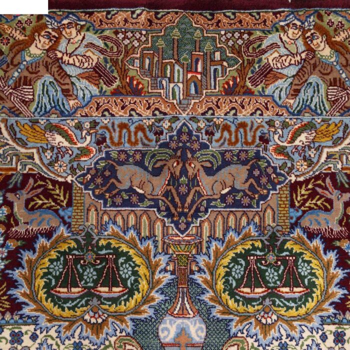 Eleven and a half meter old hand-woven carpet of Persia, code 174523