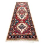 Hand-woven carpet with a length of three and a half meters, Persia Code 101877