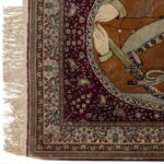Old half-meter handmade carpet of Persia, code 102376