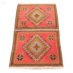 Half meter handmade carpet of Persia, code 183039, a pair