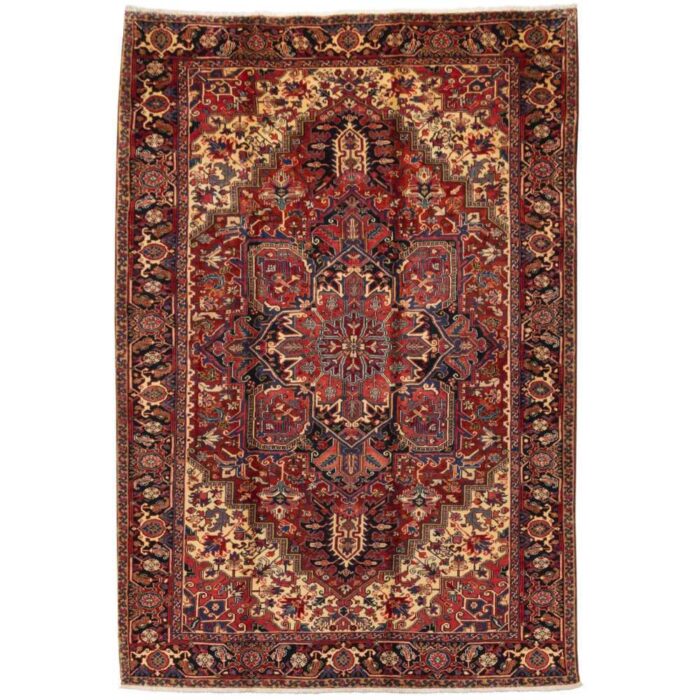 Old eight-meter handmade carpet by Persia, code 187344