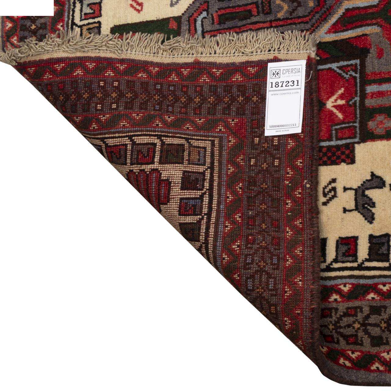 Handmade carpet two meters C Persia Code 187231