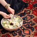 persischer handgeknüpfter Teppich