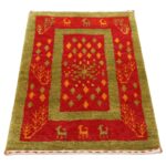 Gabbeh handmade half meter C Persia Code 152150