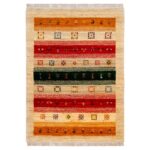 Gabbeh handmade one meter C Persia code 152049