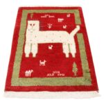Gabbeh handmade half meter C Persia code 152147
