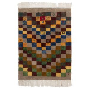 Gabbeh handmade and half thirty Persia code 166137