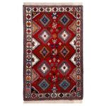 Yelmeh handmade carpet one meter C Persia Code 152006